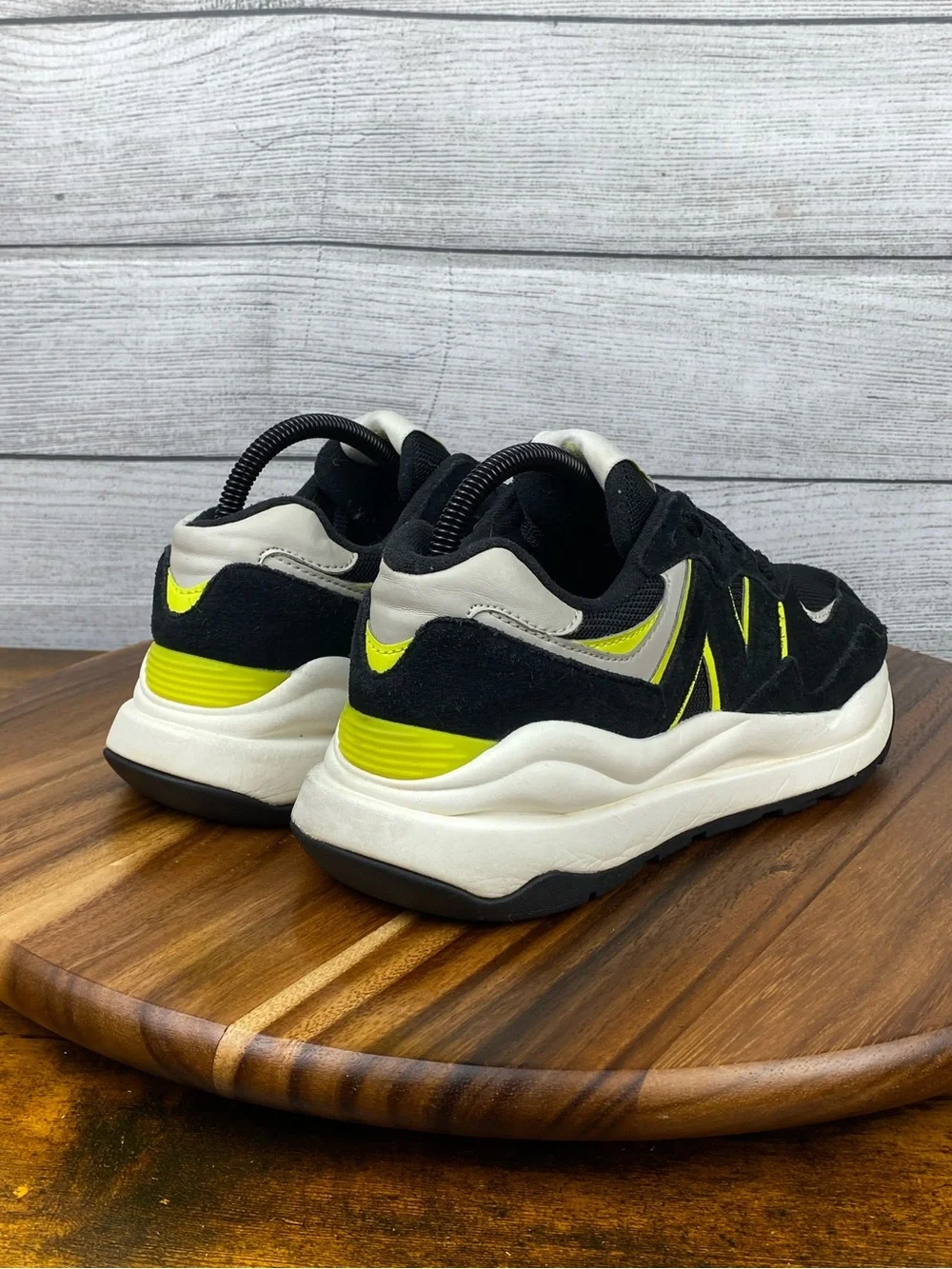 New Balance 57/40 Black Oyster Yellow Shoes W5740HL1 Women’s Sneaker Size 8